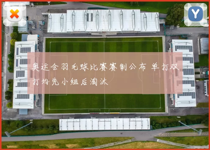 奥运会羽毛球比赛赛制公布 单打双打均先小组后淘汰